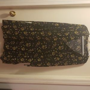 Black floral dress torrid